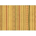 thumbnail image 1 of Ahgly Company Indoor Rectangle Abstract Brown Modern Area Rugs, 2' x 4', 1 of 4