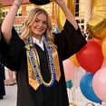 thumbnail image 5 of Double Layer Graduation Ribbon Ribbon Belt Honorary Rope Hand Woven Graduation Ribbon Graduation Sash Graduates' Commemorative, 5 of 5