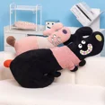 thumbnail image 4 of Juguetes de peluche de perro gordo, suave, Kawaii, Animal de dibujos animados, frijoles de azúcar, Cola, cachorro, almohada para dormir, muñecas, regalo de cumpleaños de Navidad, 4 of 4