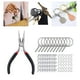 thumbnail image 5 of llavero de aleación de 221 Uds con cadena alfileres de tornillo alicates conector de Anillos de manualidades DIY plata Sunnimix Llaveros Anillos, 5 of 8