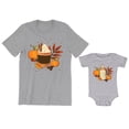 thumbnail image 1 of Mama Coffee Lover Women's T-Shirt Halloween Fall Pumpkin Spice Graphic Tee Baby Milk Lover Baby Bodysuit Family Matching Mommy Daughter Son Outfits, 1 of 3