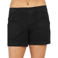 thumbnail image 2 of Inevnen Stretch Twill Shorts for Women Summer Casual 6 Twill Shorts Hiking Shorts with Pockets Chino Bermuda Shorts, 2 of 4