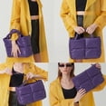 thumbnail image 5 of Women Large Quilted Puffer Tote Bag Soft Padded Down Winter Handbag Space Totes Puffer Shoulder Bag Pillow Shopper Bag, 5 of 6