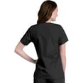 thumbnail image 3 of Landau Essentials Haut d'Uniforme à Boutons-Pression pour Femme, Coupe Classique Décontractée, Col en V, 4 Poches, 3 of 6
