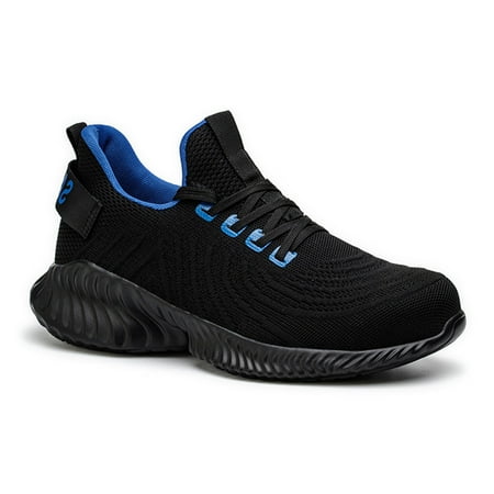 

Safety Shoes Men S Work Shoes with Steel Toe Cap Sneakers Breathable Sporty Protective Shoes Eu 38-47