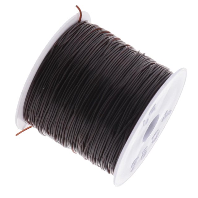 Pesca Hilo elástico Cordón elástico Rebordear Cuerda elástica 0.8mm marrón Sunnimix Hilo de cristal para rebordear