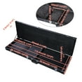 thumbnail image 6 of Yescom Electric Bass Guitar Hard Case Wooden Hard Shell Carrying Case Lockable with Key Square, 6 of 9