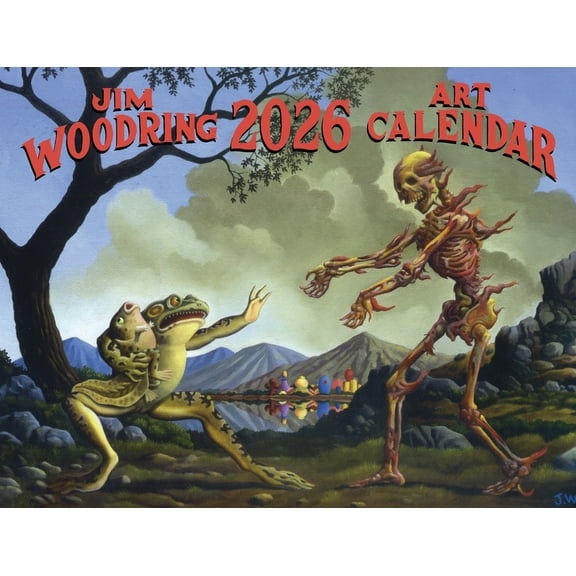 Jim Woodring 2026 Art Calendar, (Paperback)