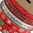 thumbnail image 4 of GUOOL 25M/Set Ruban d'Impression à la Main Polyester pour Décoration de Mariage de Noël, 4 of 9