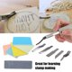 thumbnail image 4 of Juego de grabado de sellos de goma, tabla de cortar A5, cuchillo para trinchar, Kit de cuchillas y sellos de goma, 4 of 8