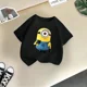 thumbnail image 3 of Ropa de verano para niños de Mi villano favorito, camiseta de algodón cómoda e informal para niños, camiseta de algodón para muñecas, Minions divertidos para niños y niñas, 3 of 5