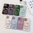thumbnail image 3 of Funda de teléfono Hello Kitty a prueba de golpes, cubierta de espejo de maquillaje para IPhone 14 pro Max 13 pro Max 12 pro Max 11 pro Max X XR, 3 of 4