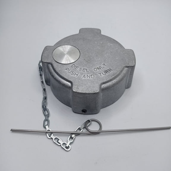 03-37017-00 Diesel Fuel Cap Non-Locking Non-Vented 1/4 Turn & Chain Replacement New