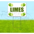 thumbnail image 1 of Limes (18" x 24") Yard Sign, Includes Metal Step Stake, 1 of 6
