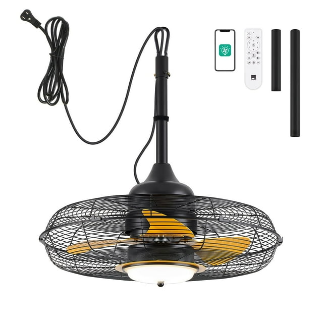 Ventilador de techo Orison de 21 pulgadas con luz remota impermeable para exteriores