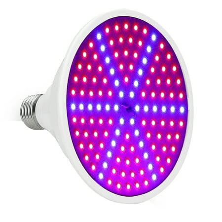 

8W Led Grow Light Bulb Full Spectrum Grow Lights for Indoor Plants Vegetables and Seedlings Organic Soil (E27 126LED)