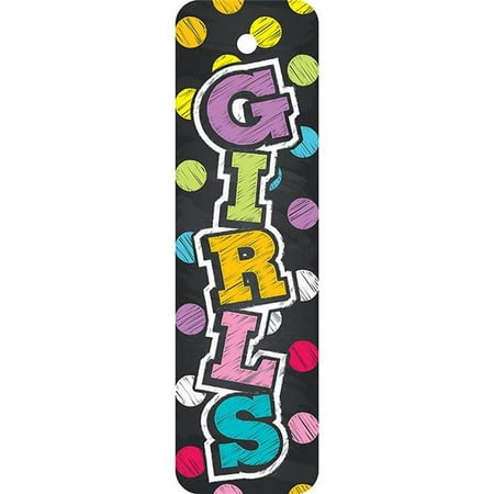Top Notch Teacher Products TOP10163 2.25 x 7.75 in. Neon Chalk Girls Plastic Hall