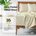 thumbnail image 4 of Deep Pocket 6 Piece Bed Sheet Set 1800 Series Microfiber Comfort  Sheets, 4 of 16
