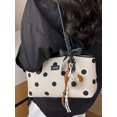 thumbnail image 3 of PRIYAL Polka Dot Shoulder Bag Vintage Everyday Purse Trendy Y2k Handbag Cute Shoulder Purse for Women with Pendant, 3 of 6