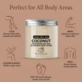 thumbnail image 4 of Coconut Body Scrub - Natural Sea Salt Exfoliator for Soft & Smooth Skin, Deep Cleansing & Revitalizing Body Skin Care, Hydrating Treatment for All Skin Types, 4.23oz (120g), 4 of 8