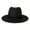 coffee, variant on Men's Feather Trim Wide Brim Fedora Hat: British Vintage Gentleman Cap for Business Party Daily, Unisex