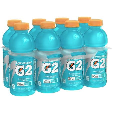 Gatorade G2 Thirst Quencher Low Calorie Sports Drink, Glacier Freeze, 20 Fl Oz, 8 Ct