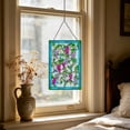 thumbnail image 4 of Outdor Stained Glass Window Hanging Acrylic Ornament For Home Garden, 4 of 6