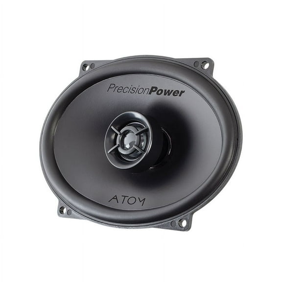Precision Power AS.57 5x7" 2-Way Full Range Car Speakers – 240W Peak, ATOM Series, Coaxial, 4-Ohm