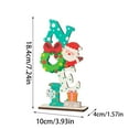 Christmas Ornaments Wooden Christmas Table Decorations Wooden Santa