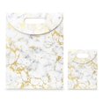 thumbnail image 3 of Weddingstar Paper Gift Bag With Handles - Marble, 3 of 3
