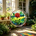 thumbnail image 5 of Acrylic Jigsaw Puzzle Suncatcher-Galactic Colorful Birds, Stained Glass Window Hanging, Home Decor Creative Mom Gifts, Birthday Gifts for Women,Wife, Sisters, Aunt, Besties 7.4in, 5 of 7