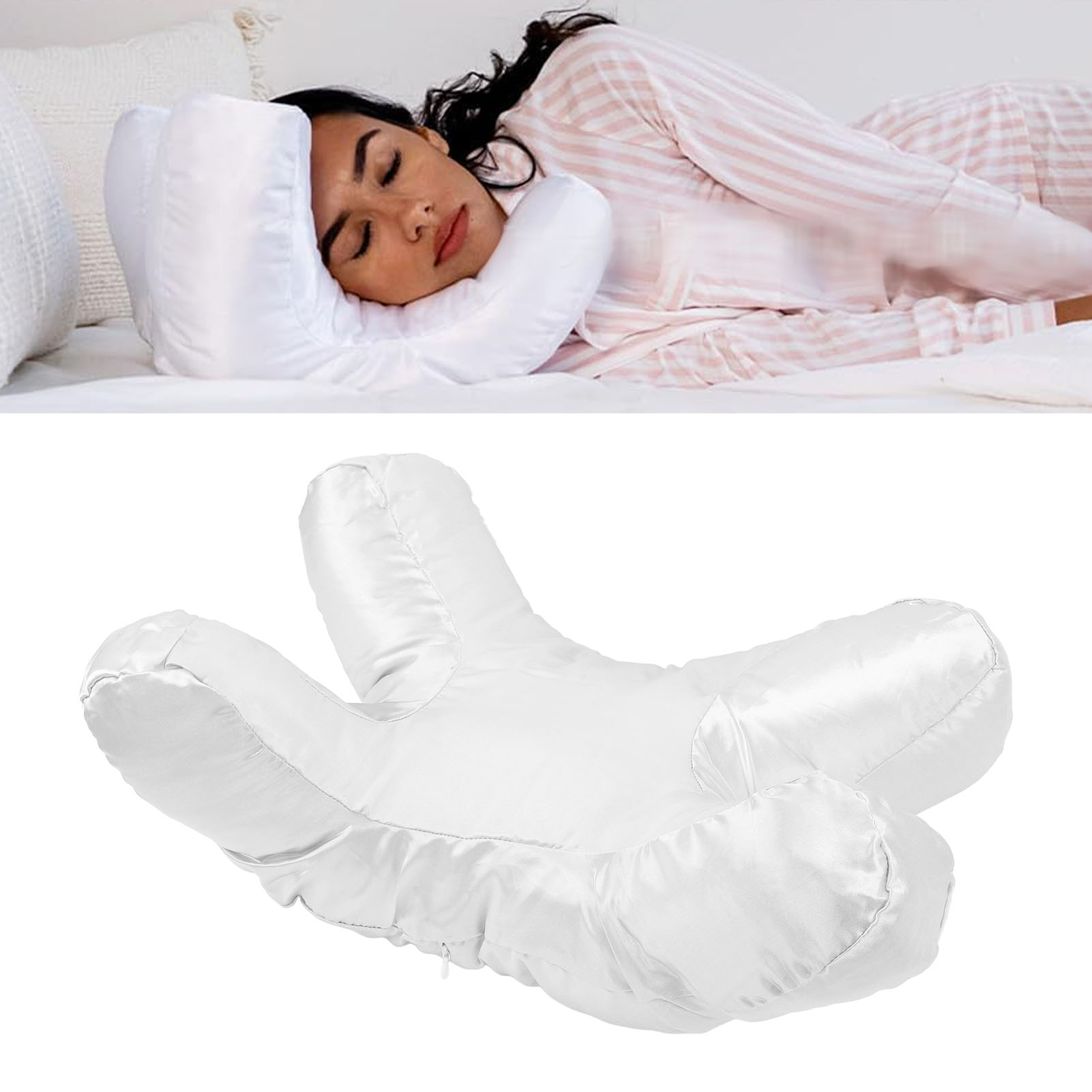 Anti Wrinkle Pillow, Shock Absorption Beauty Pillow for Deep