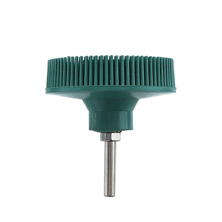 

ONWRACE Bristle Disc Wear-resisting High Strength 1/4inch Shank Rubber Radial Polishing Wheels Accessories for Metal