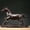 Dark Black, variant on Glass Galloping Horse Statue - Home Office Desk Decor - Gift for Horse Lovers