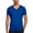Blue, variant on Mens T-shirts Short Sleeve V Neck Tops Solid Fashion Casual Summer Breathable Soft T Shirts for Man Army Green XXXL