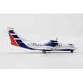 thumbnail image 3 of ATR 42-500 Commercial Aircraft "Cubana Airlines" White with Red and Blue Stripes 1/400 Die Cast Model Airplane by GeminiJets, 3 of 4
