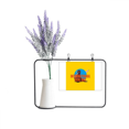 thumbnail image 1 of Día Internacional del sello Tarjeta de jarrón de lavanda artificial, 1 of 3