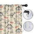 thumbnail image 4 of Blackout Kids Curtains,Beige Dinosaurs Text Pattern Childrens Insulated Curtains Set Of 2,Bedroom Essentials,Toddler Room Decor 42"x54", 4 of 5