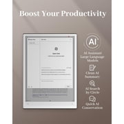 iFlytek AINOTE 2, 10.65 E-Ink Tablet, AI Notebook for Metting, Ultra-Thin 4.2mm Design, Paper-Like Writing, Voice-to-Text, Handwriting Conversion for Work,Study, Meetings