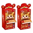 thumbnail image 1 of 2026 Cute Atm shaped Red Envelope Cartoon Lucky Cat out Red Box Style Pull Packet Money Packet, 1 of 8