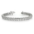 thumbnail image 3 of Primal Gold 14 Karat White Gold AA Diamond Tennis Bracelet, 3 of 5