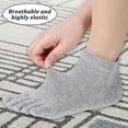 thumbnail image 5 of Toe Socks for Men and Women, 4 Pairs of Cotton, 5 of 7