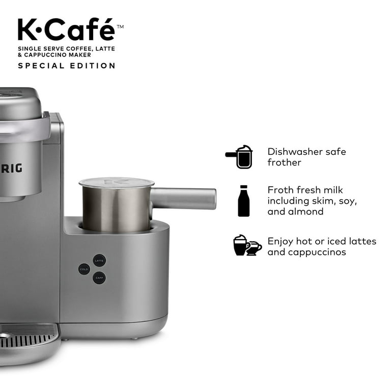 GCP Products 5000200558 - K-Cafe Special Edition Single Serve K-Cup Pod Coffee  Maker With Milk