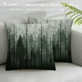 thumbnail image 3 of GOSMITH  Watercolor Pine Trees Throw Pillow Case Cushion Cover Home Office Decorative for Sofa Living Room Square, 3 of 5