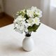 thumbnail image 4 of Ramo de hortensias artificiales de tacto real con tallo para centro de mesa, boda, baby shower, fiesta de cumpleaños, 4 of 8