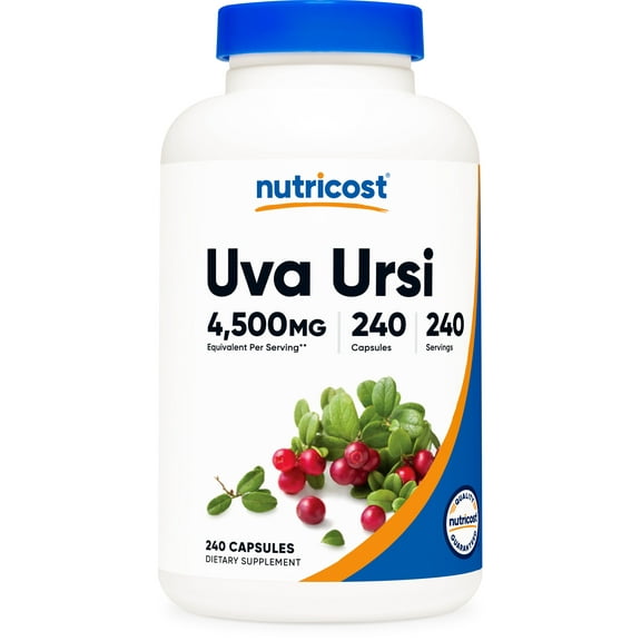 Nutricost Uva Ursi 4500mg Supplement, 240 Capsules, Vegetarian Friendly, Gluten Free and Non-GMO
