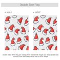 thumbnail image 4 of Yayeee Garden Flag 28"x40" Double Sided Outdoor Yard Lawn Holiday Decorations, Santa Hats Pattern, 4 of 6