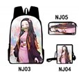 thumbnail image 1 of Mochila Dem@@2on Slayer, juego de 3 piezas: mochila para portátil con estuche para lápices y bolsa para el almuerzo., 1 of 5