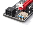 thumbnail image 3 of Kuymtek VER009S PCI Express Riser PCIe 1X a 16X Extender SATA Tarjeta adaptadora para GPU, 3 of 5