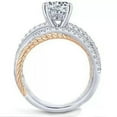 thumbnail image 3 of EOEMY Fashion Cubic Zirconia Gold Plated Rings Women Engagement Jewelry Sz 5-12-11, 3 of 6